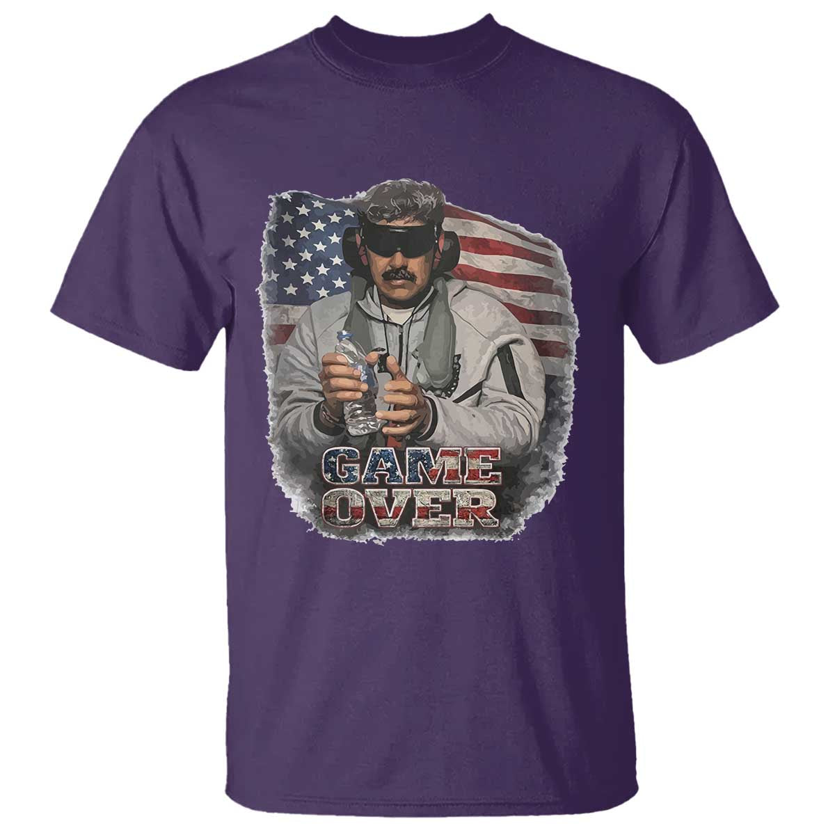 Game Over Maduro Dictator T Shirt Political Justice American Flag Politics Satire - Wonder Print Shop