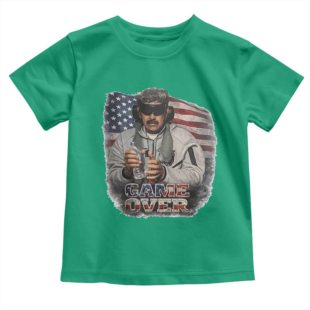 Game Over Maduro Dictator Toddler T Shirt Political Justice American Flag Politics Satire - Wonder Print Shop