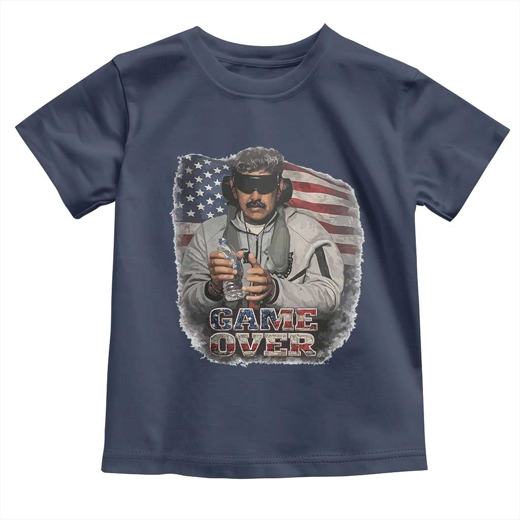 Game Over Maduro Dictator Toddler T Shirt Political Justice American Flag Politics Satire - Wonder Print Shop