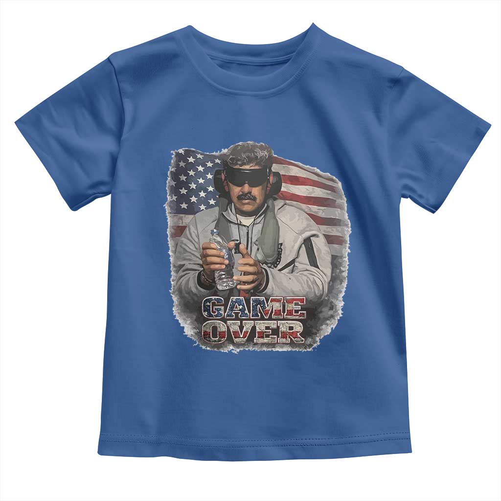 Game Over Maduro Dictator Toddler T Shirt Political Justice American Flag Politics Satire - Wonder Print Shop
