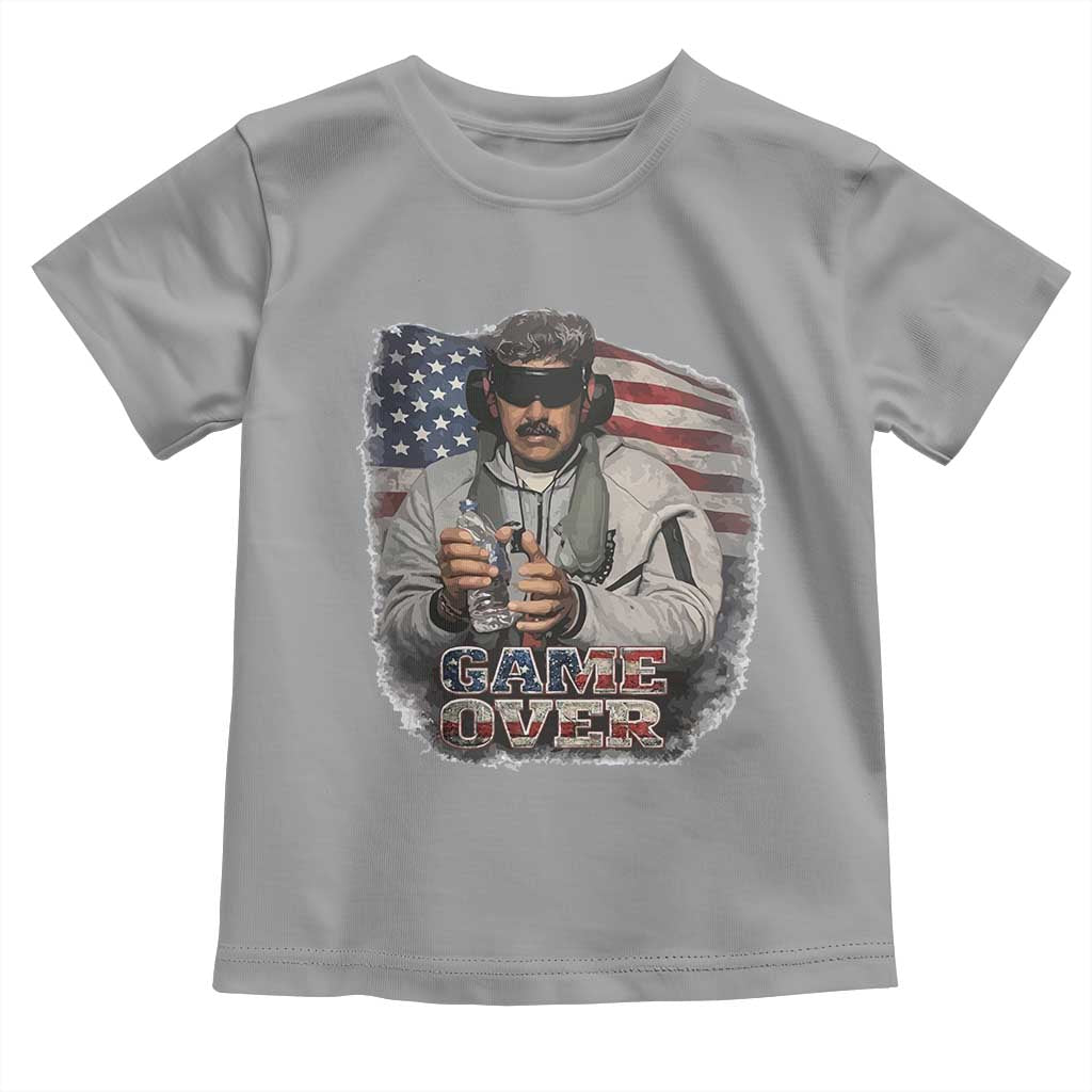 Game Over Maduro Dictator Toddler T Shirt Political Justice American Flag Politics Satire - Wonder Print Shop