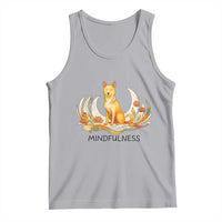 Mindful Aloka the Dog Mindfulness Tank Top Zen Lotus Spiritual Calm