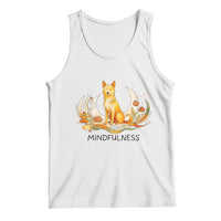Mindful Aloka the Dog Mindfulness Tank Top Zen Lotus Spiritual Calm