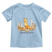 Mindful Aloka the Dog Mindfulness Toddler T Shirt Zen Lotus Spiritual Calm