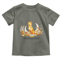 Mindful Aloka the Dog Mindfulness Toddler T Shirt Zen Lotus Spiritual Calm
