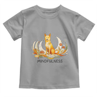 Mindful Aloka the Dog Mindfulness Toddler T Shirt Zen Lotus Spiritual Calm