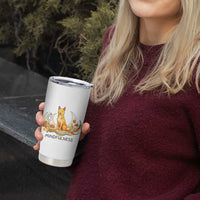 Mindful Aloka the Dog Mindfulness Tumbler Cup Zen Lotus Spiritual Calm