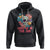 Floral Skull Hoodie Funny Love In The Air Floral Skull Anti Valentines Day - Wonder Print Shop