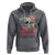Floral Skull Hoodie Funny Love In The Air Floral Skull Anti Valentines Day - Wonder Print Shop