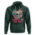 Floral Skull Hoodie Funny Love In The Air Floral Skull Anti Valentines Day - Wonder Print Shop