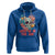 Floral Skull Hoodie Funny Love In The Air Floral Skull Anti Valentines Day - Wonder Print Shop