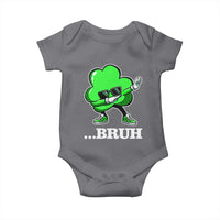 Funny Dabbing Shamrock Baby Onesie Bruh St. Patrick's Day