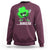 Funny Dabbing Shamrock Sweatshirt Bruh St. Patrick's Day
