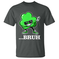 Funny Dabbing Shamrock T Shirt Bruh St. Patrick's Day