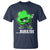 Funny Dabbing Shamrock T Shirt Bruh St. Patrick's Day
