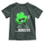 Funny Dabbing Shamrock Toddler T Shirt Bruh St. Patrick's Day