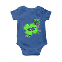 Funny Basketball Shamrock Baby Onesie Dunking Sports Player St. Patrick's Day