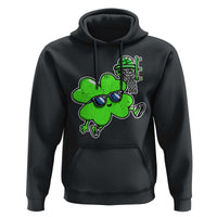 Funny Basketball Shamrock Hoodie Dunking Sports Player St. Patrick's Day