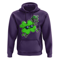 Funny Basketball Shamrock Hoodie Dunking Sports Player St. Patrick's Day