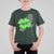 Funny Basketball Shamrock T Shirt For Kid Dunking Sports Player St. Patrick's Day