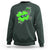 Funny Basketball Shamrock Sweatshirt Dunking Sports Player St. Patrick's Day