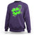 Funny Basketball Shamrock Sweatshirt Dunking Sports Player St. Patrick's Day