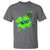 Funny Basketball Shamrock T Shirt Dunking Sports Player St. Patrick's Day