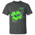 Funny Basketball Shamrock T Shirt Dunking Sports Player St. Patrick's Day