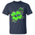 Funny Basketball Shamrock T Shirt Dunking Sports Player St. Patrick's Day