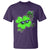 Funny Basketball Shamrock T Shirt Dunking Sports Player St. Patrick's Day
