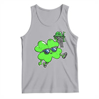 Funny Basketball Shamrock Tank Top Dunking Sports Player St. Patrick's Day