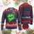 Funny Basketball Shamrock Knitted Sweatshirt Dunking Sports Player St. Patrick's Day