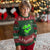Funny Basketball Shamrock Knitted Sweatshirt Dunking Sports Player St. Patrick's Day