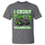 Funny St Patricks Day Monster Truck T Shirt I Crush Shamrocks Retro