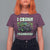 Funny St Patricks Day Monster Truck T Shirt For Women I Crush Shamrocks Retro