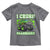 Funny St Patricks Day Monster Truck Toddler T Shirt I Crush Shamrocks Retro