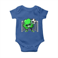 Funny Soccer Shamrock Baby Onesie Dabbing Player St. Patrick's Day