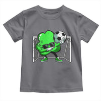 Funny Soccer Shamrock Toddler T Shirt Dabbing Player St. Patrick's Day