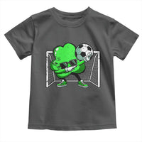 Funny Soccer Shamrock Toddler T Shirt Dabbing Player St. Patrick's Day