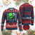 Funny Soccer Shamrock Knitted Sweatshirt Dabbing Player St. Patrick's Day