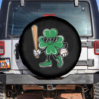 Lucky Baseball Shamrock Spare Tire Cover St Patrick's Day T-Ball Sport Lover Gift