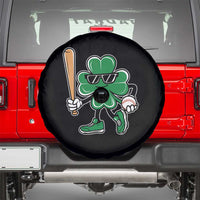Lucky Baseball Shamrock Spare Tire Cover St Patrick's Day T-Ball Sport Lover Gift