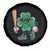 Lucky Baseball Shamrock Spare Tire Cover St Patrick's Day T-Ball Sport Lover Gift