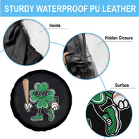 Lucky Baseball Shamrock Spare Tire Cover St Patrick's Day T-Ball Sport Lover Gift