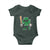 Lucky Baseball Shamrock Baby Onesie St Patrick's Day T-Ball Sport Lover Gift