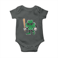 Lucky Baseball Shamrock Baby Onesie St Patrick's Day T-Ball Sport Lover Gift