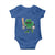 Lucky Baseball Shamrock Baby Onesie St Patrick's Day T-Ball Sport Lover Gift