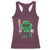 Lucky Baseball Shamrock Racerback Tank Top St Patrick's Day T-Ball Sport Lover Gift