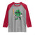 Lucky Baseball Shamrock Raglan Shirt St Patrick's Day T-Ball Sport Lover Gift
