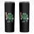 Lucky Baseball Shamrock Skinny Tumbler St Patrick's Day T-Ball Sport Lover Gift